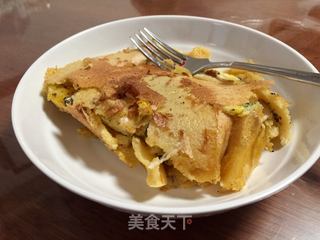 鸡蛋玉米面饼的做法步骤：10