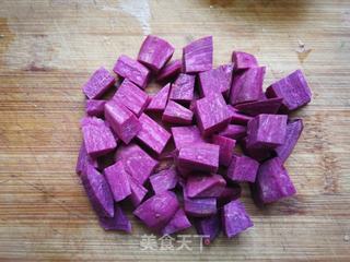紫薯燕麦粥的做法步骤:2