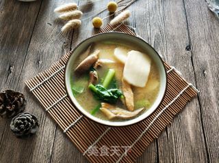 鸡肉杂蔬年糕汤的做法步骤:13