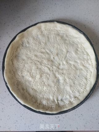虾仁火腿披萨的做法步骤:7