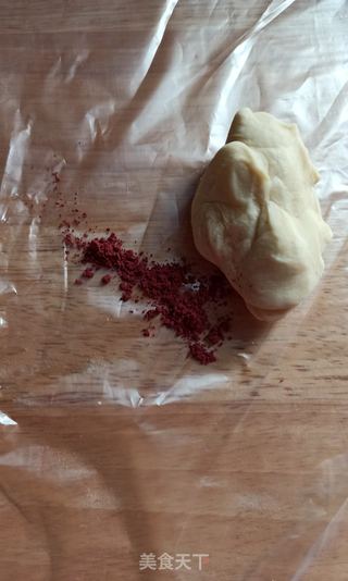圣诞花环面包的做法步骤:7