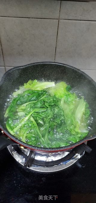 拌茼蒿菜的做法步骤：4