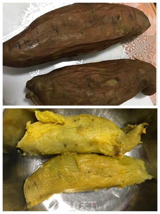 红薯糯米饼的做法步骤：1