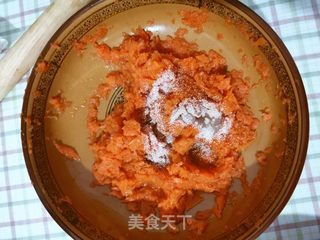 胡萝卜馒头的做法步骤:3