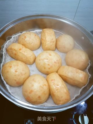 胡萝卜馒头的做法步骤:6