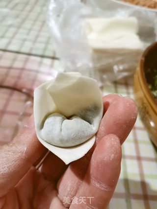白菜肉馅馄饨的做法步骤:4