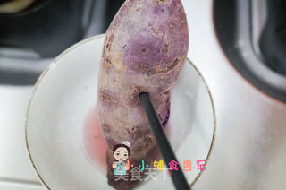 12个月以上辅食紫薯奶酪谷物米饼的做法步骤:3