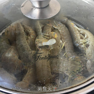 清蒸皮皮虾的做法步骤：4
