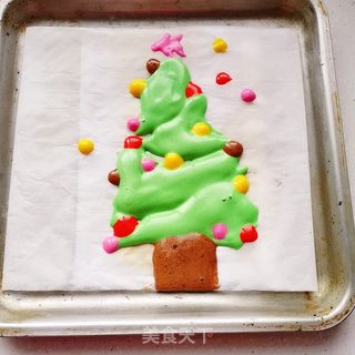 圣诞树蛋糕卷的做法步骤:11