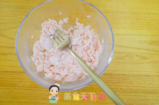 三文鱼松的做法步骤:4