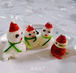 圣诞早餐一饭团的做法步骤:9