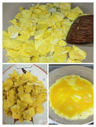 油麦菜炒鸡蛋的做法步骤:4