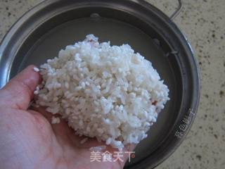 腊八粘饭团的做法步骤:3