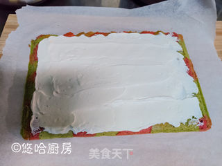 圣诞蛋糕卷的做法步骤:15