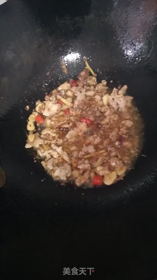 家常肉末豆腐的做法步骤:3