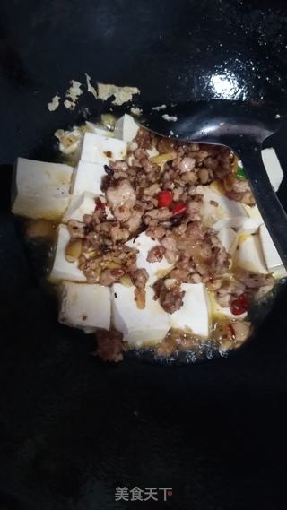 家常肉末豆腐的做法步骤:5