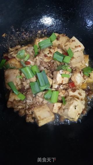 家常肉末豆腐的做法步骤:7