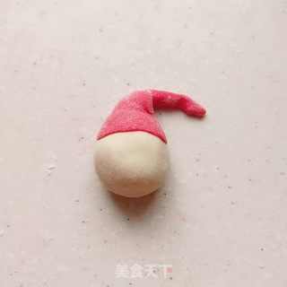 圣诞老人馒头的做法步骤:7