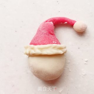 圣诞老人馒头的做法步骤:8