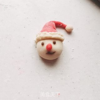 圣诞老人馒头的做法步骤:9