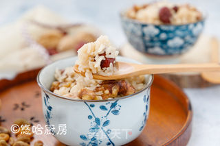 不甜的八宝饭的做法步骤:4