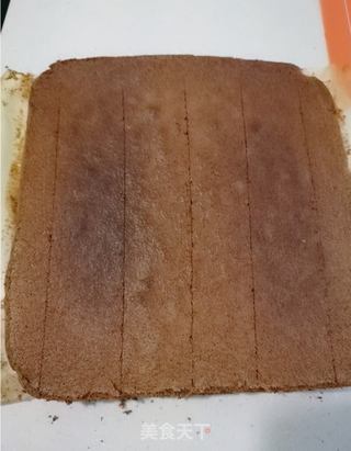 树桩蛋糕卷的做法步骤:13