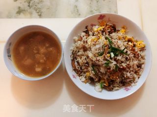 鸡肉炒饭的做法步骤：5