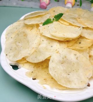 土豆海苔薯片的做法步骤:12