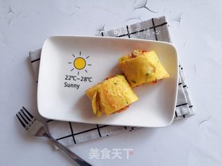 葱花鸡蛋卷饼的做法步骤:10