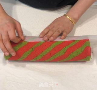 圣诞蛋糕卷的做法步骤:15