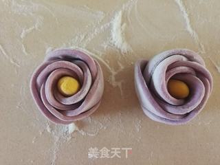 花样面食:紫薯玫瑰的做法步骤:21
