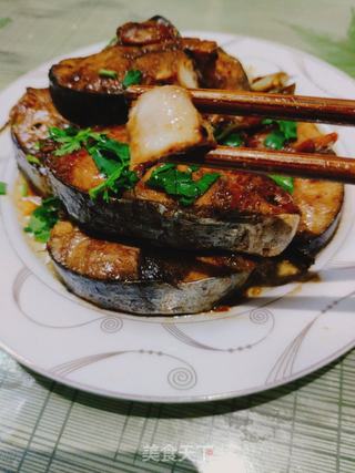 香煎鲅鱼的做法步骤:9