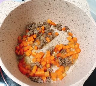 胡萝卜牛肉粥的做法步骤:6