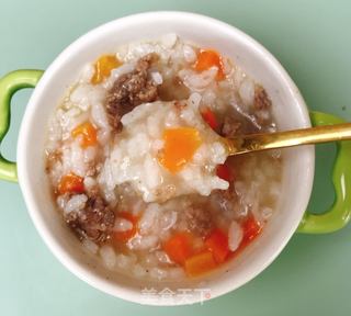 胡萝卜牛肉粥的做法步骤:10