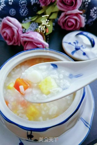 三色糯米粥的做法步骤:8