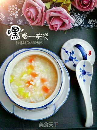 三色糯米粥的做法步骤:7