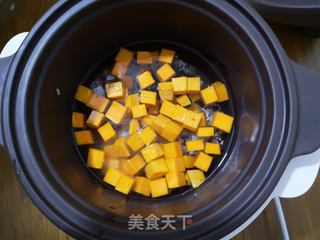南瓜红豆米粥的做法步骤:6