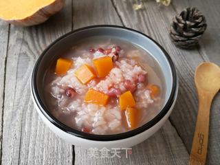 南瓜红豆米粥的做法步骤:8
