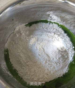 菠菜汁馒头的做法步骤:5
