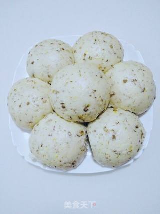 绿豆花馒头的做法步骤:5
