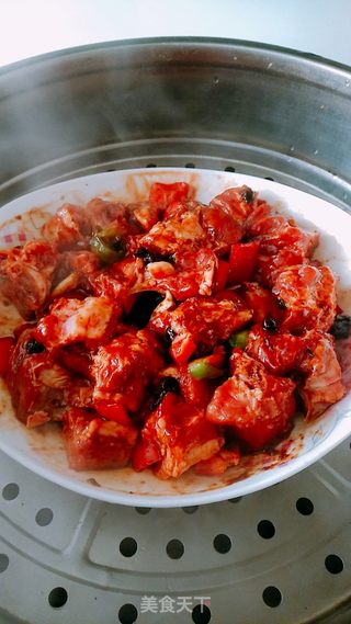 豆豉蒸排骨的做法步骤:4