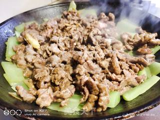 莴笋炒牛肉的做法步骤:7
