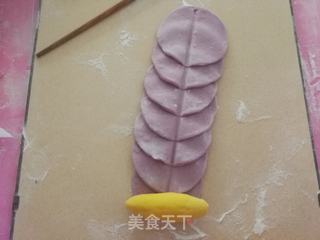 花样面食:紫薯玫瑰的做法步骤:18