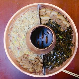 传统酸菜火锅的做法步骤:15