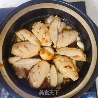 砂锅焖鸡翅的做法步骤:23