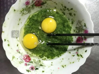 荠菜虾仁早餐饼的做法步骤:2