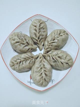 黑全麦柳叶包的做法步骤:5