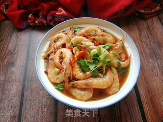 带汤麻辣虾的做法步骤:11