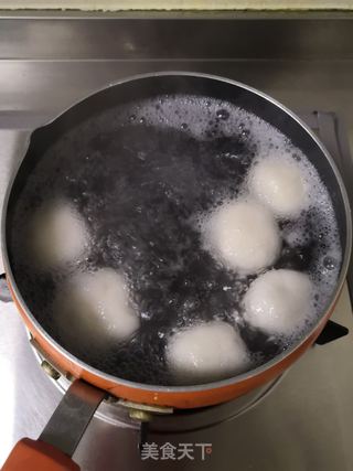 玫瑰汤圆的做法步骤:7