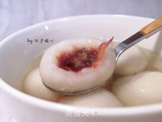 玫瑰汤圆的做法步骤:8